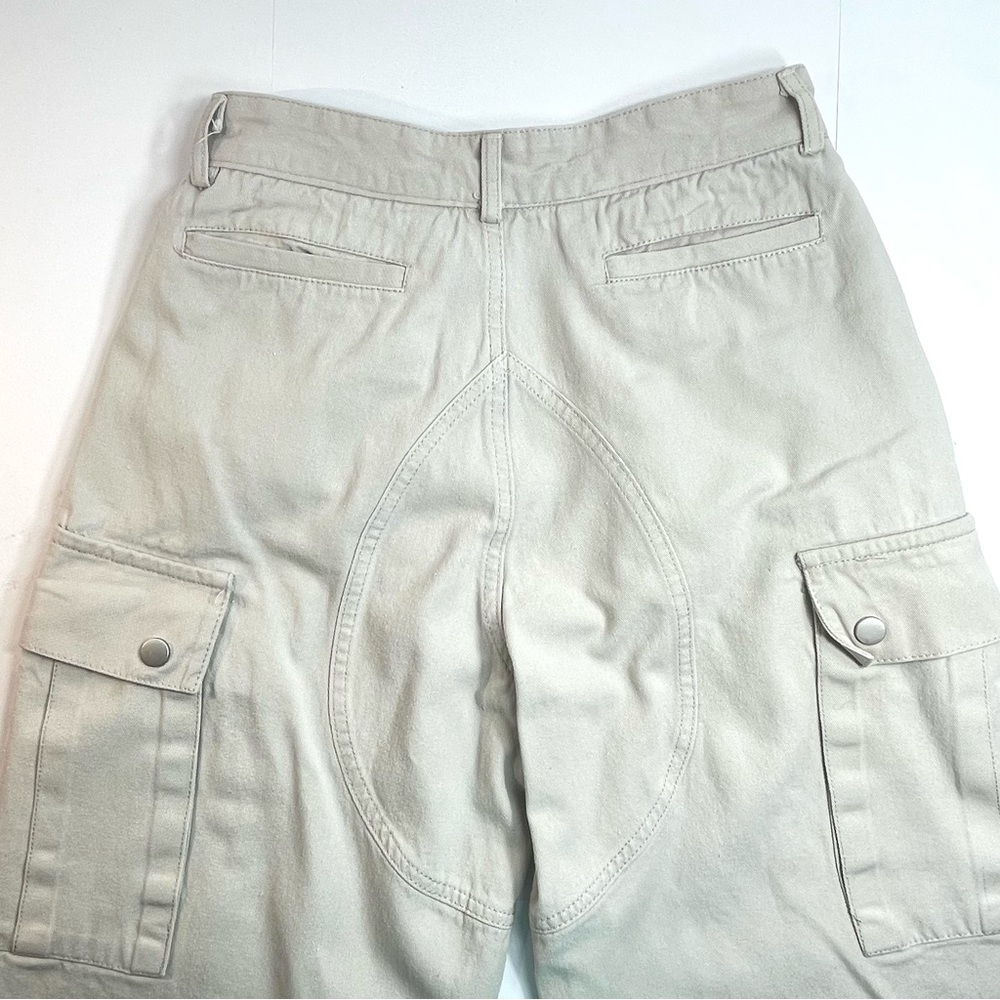 Aelfric Eden Women's Khaki Cargo Pants Adjustable Waist Size Small - Picture 4 of 11